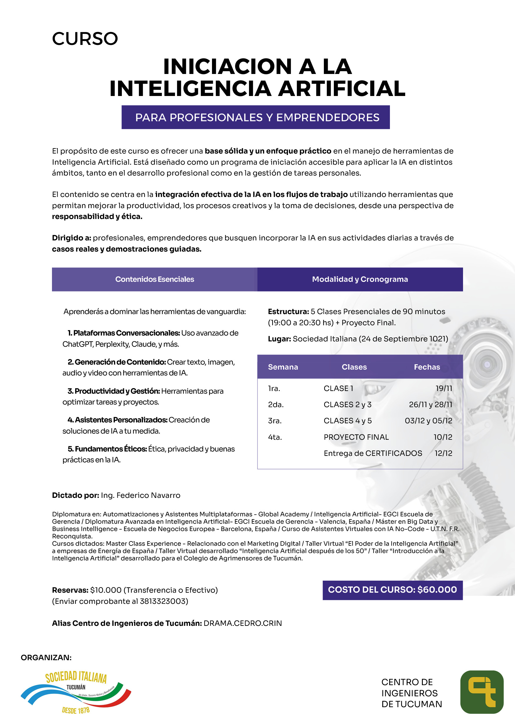 Curso de Inteligencia Artificial Tucumán