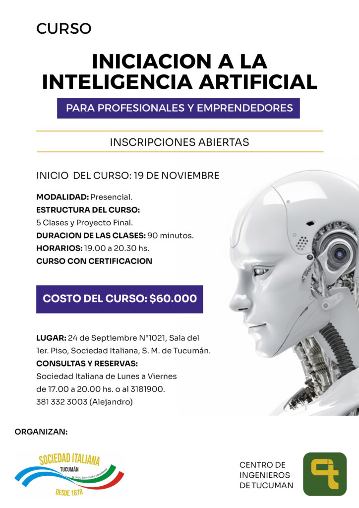 Curso de Inteligencia Artificial Tucumán