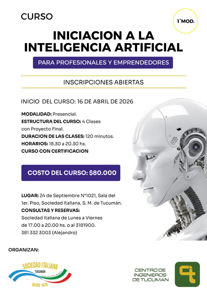Curso de Inteligencia Artificial Tucumán 2026
