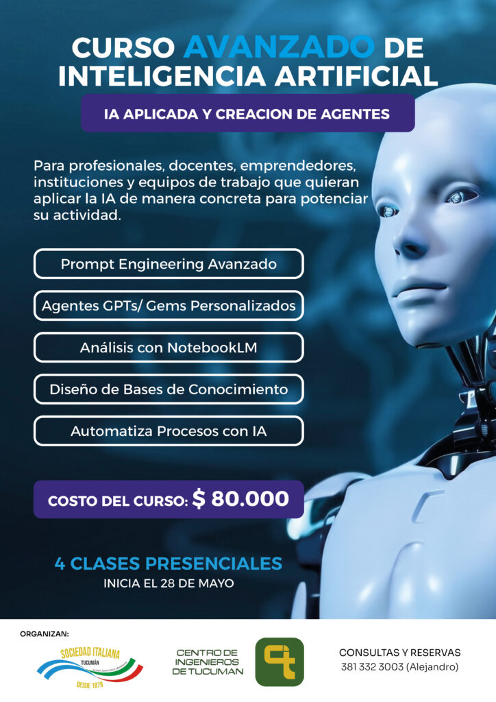 Curso Avanzado de Inteligencia Artificial Tucumán 2026
